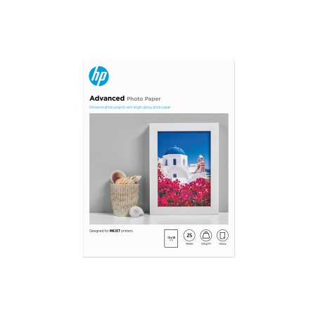 HP Advanced Fotopapir 130 x 180 mm 25ark Q8696A
